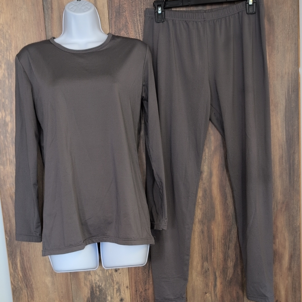 ViCherub Men's Long Sleeve Layering Warmth Top and Pants Set L          R138